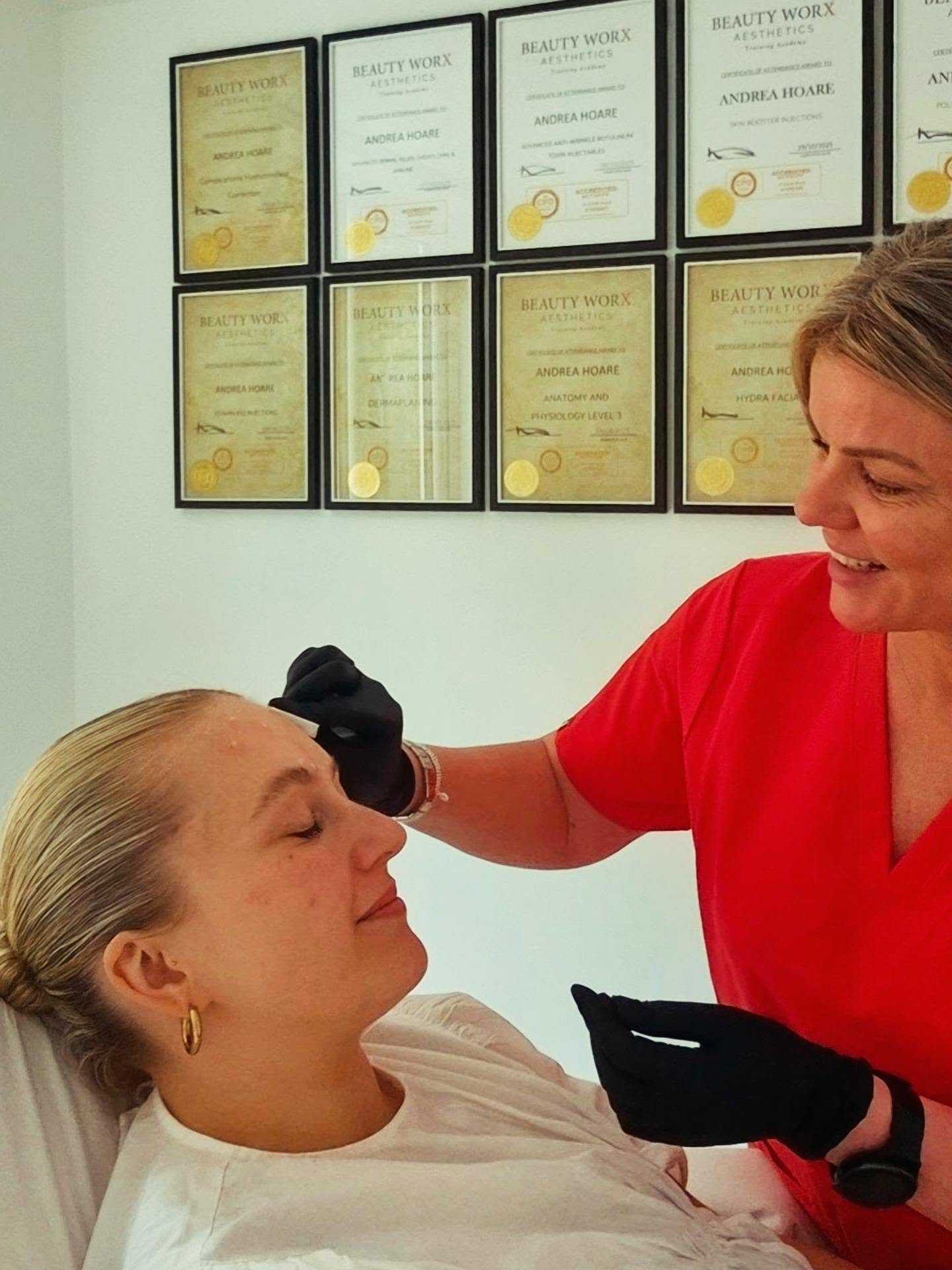 Inside the AE Aesthetics treatment room